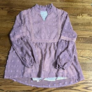 Long sleeve lined top